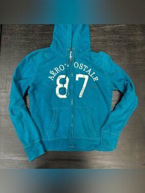 Aeropostale Blue Women’s Full Zip Size XL